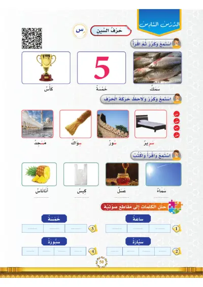 الدَّرْسُ السَّادِسُ